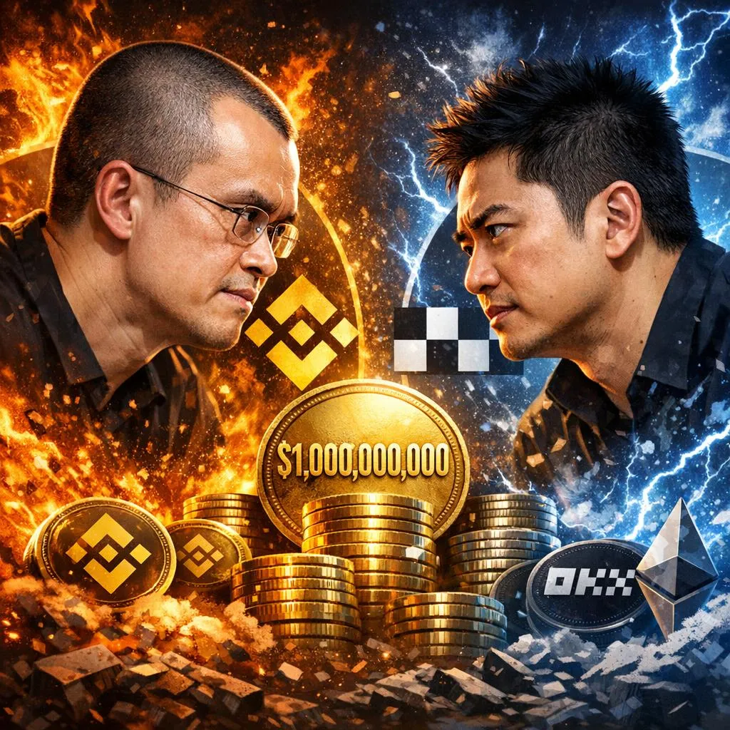 Rivalry Reignites: Billion Showdown Unfolds Between Binance And OKX Founders Rivalry Reignites: Billion Showdown Unfolds Between Binance And OKX Founders