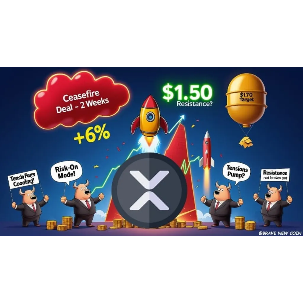 XRP Price Prediction: XRP Jumps 6% on US-Iran Ceasefire News—Can Geopolitical Relief Spark a .50 Breakout? XRP Price Prediction: XRP Jumps 6% on US-Iran Ceasefire News—Can Geopolitical Relief Spark a .50 Breakout?
