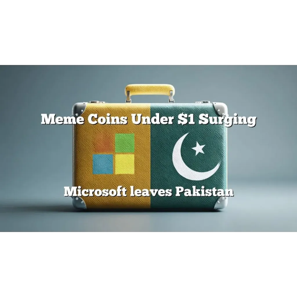 Meme Coins Under Gaining Steam After Microsoft’s Pakistan Exit Meme Coins Under Gaining Steam After Microsoft’s Pakistan Exit