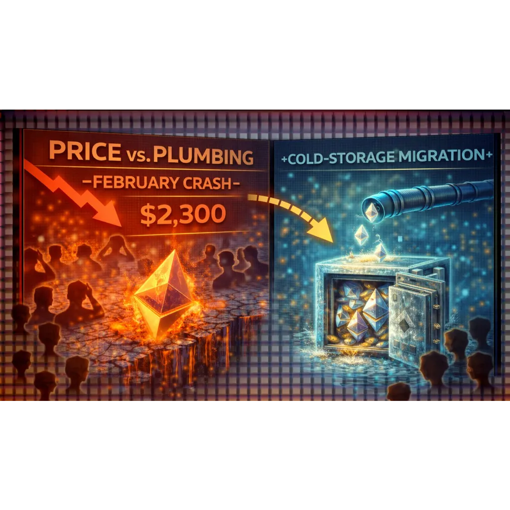 Price vs. Plumbing: Why Ethereum’s February Crash Collided With A Record Surge In Cold-Storage Migration Price vs. Plumbing: Why Ethereum’s February Crash Collided With A Record Surge In Cold-Storage Migration