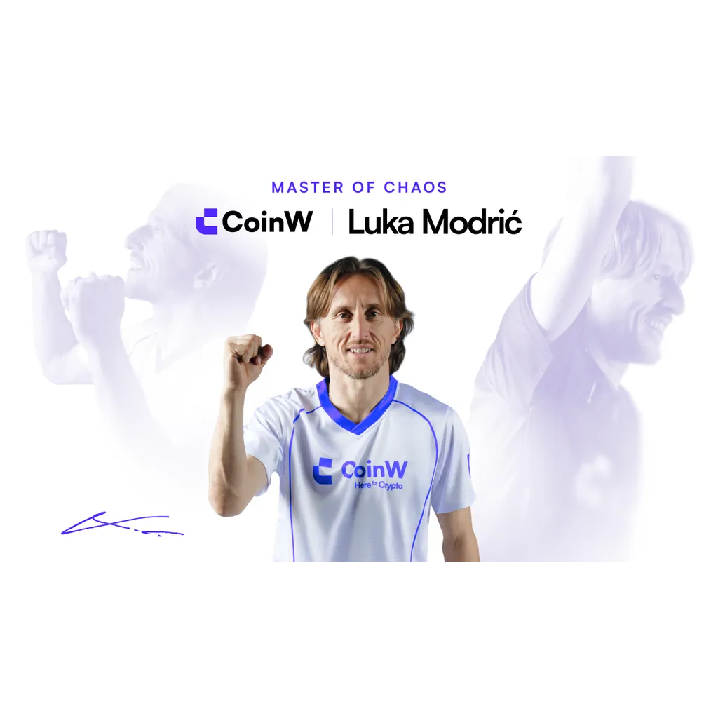 CoinW Partners with Luka Modrić as Global Brand Ambassador CoinW Partners with Luka Modrić as Global Brand Ambassador