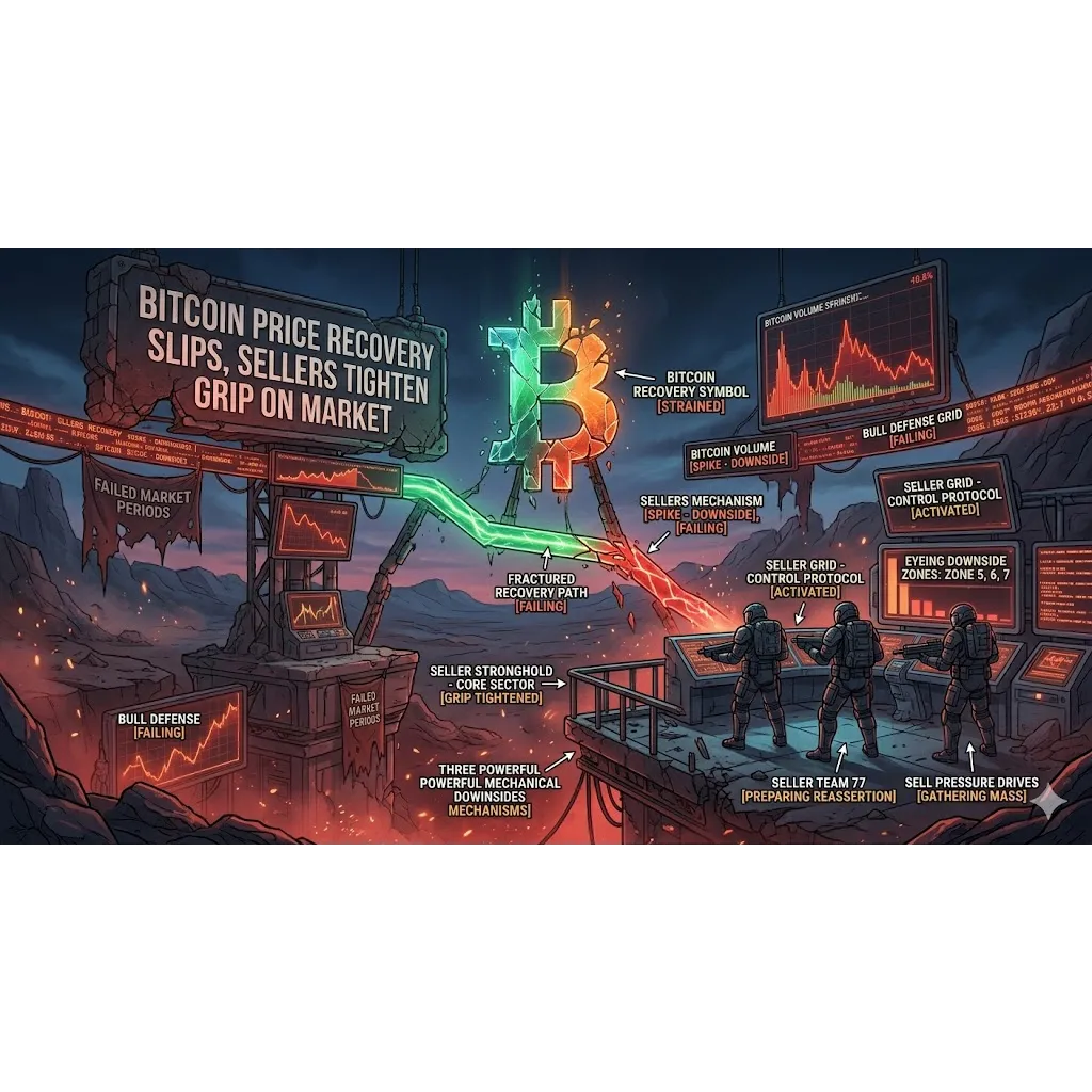 Bitcoin Price Recovery Slips, Sellers Tighten Grip on Market Bitcoin Price Recovery Slips, Sellers Tighten Grip on Market