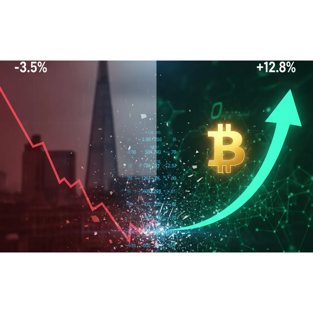 Bitcoin Decouples from Sinking FTSE 100 as Gilt Yields Surge Bitcoin Decouples from Sinking FTSE 100 as Gilt Yields Surge