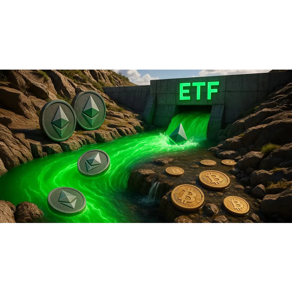 Ethereum ETFs eclipse Bitcoin funds with B inflow streak on anniversary week Ethereum ETFs eclipse Bitcoin funds with B inflow streak on anniversary week