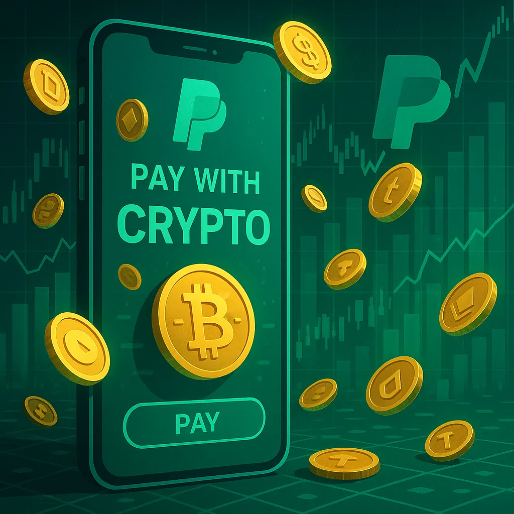 PayPal adds crypto payments for 100+ tokens PayPal adds crypto payments for 100+ tokens