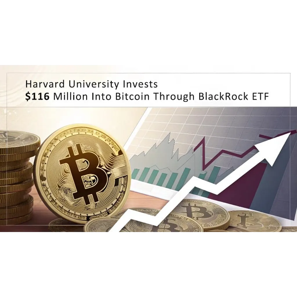 Harvard invests 6M in Bitcoin via BlackRock Harvard invests 6M in Bitcoin via BlackRock