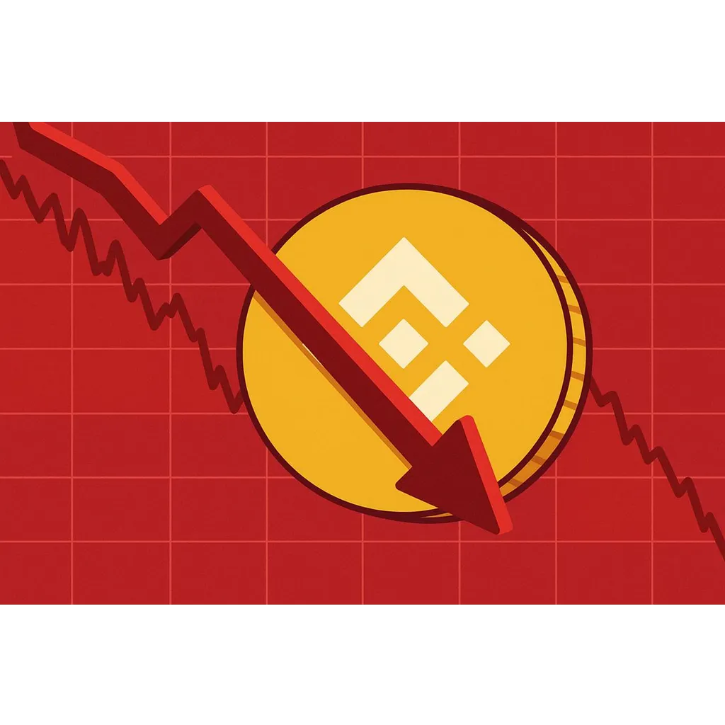 BNB Falls Toward 0 as Key Support Level Breaks BNB Falls Toward 0 as Key Support Level Breaks