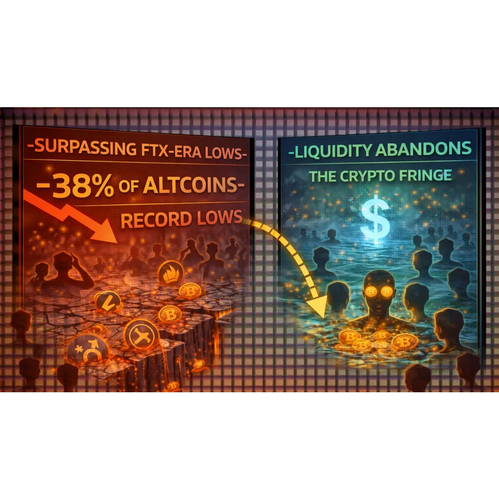 38% Of Altcoins Hit Record Lows As Liquidity Abandons The Crypto Fringe 38% Of Altcoins Hit Record Lows As Liquidity Abandons The Crypto Fringe