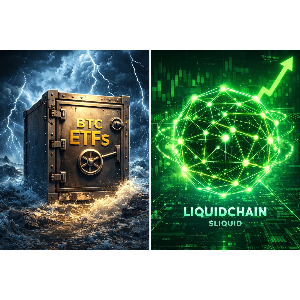 Bitcoin ETFs Hold Firm During Dip While LiquidChain Presale Surges Bitcoin ETFs Hold Firm During Dip While LiquidChain Presale Surges