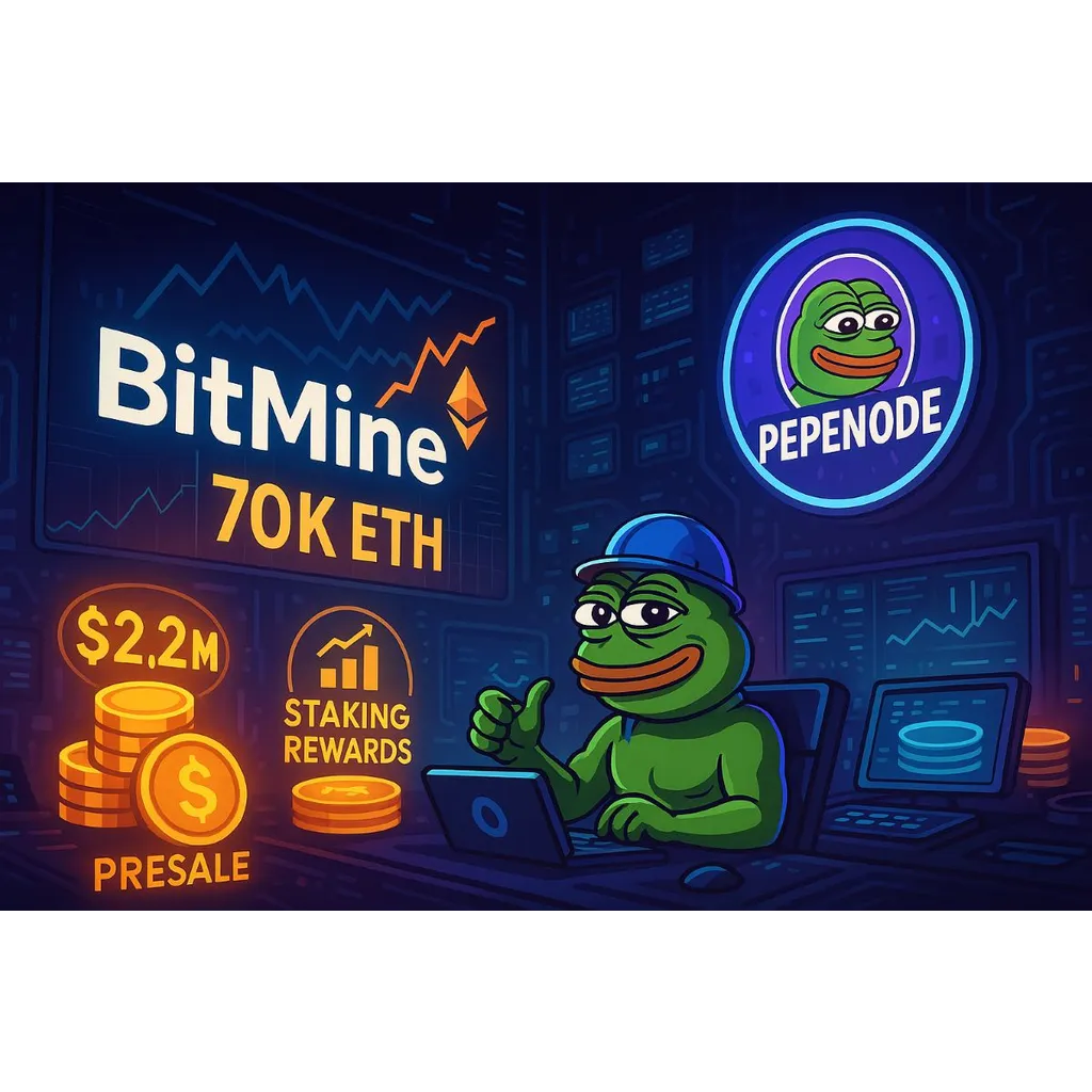 BitMine acquires 70000 Ethereum as PEPENODE mining coin presale nears 2.2 million BitMine acquires 70000 Ethereum as PEPENODE mining coin presale nears 2.2 million