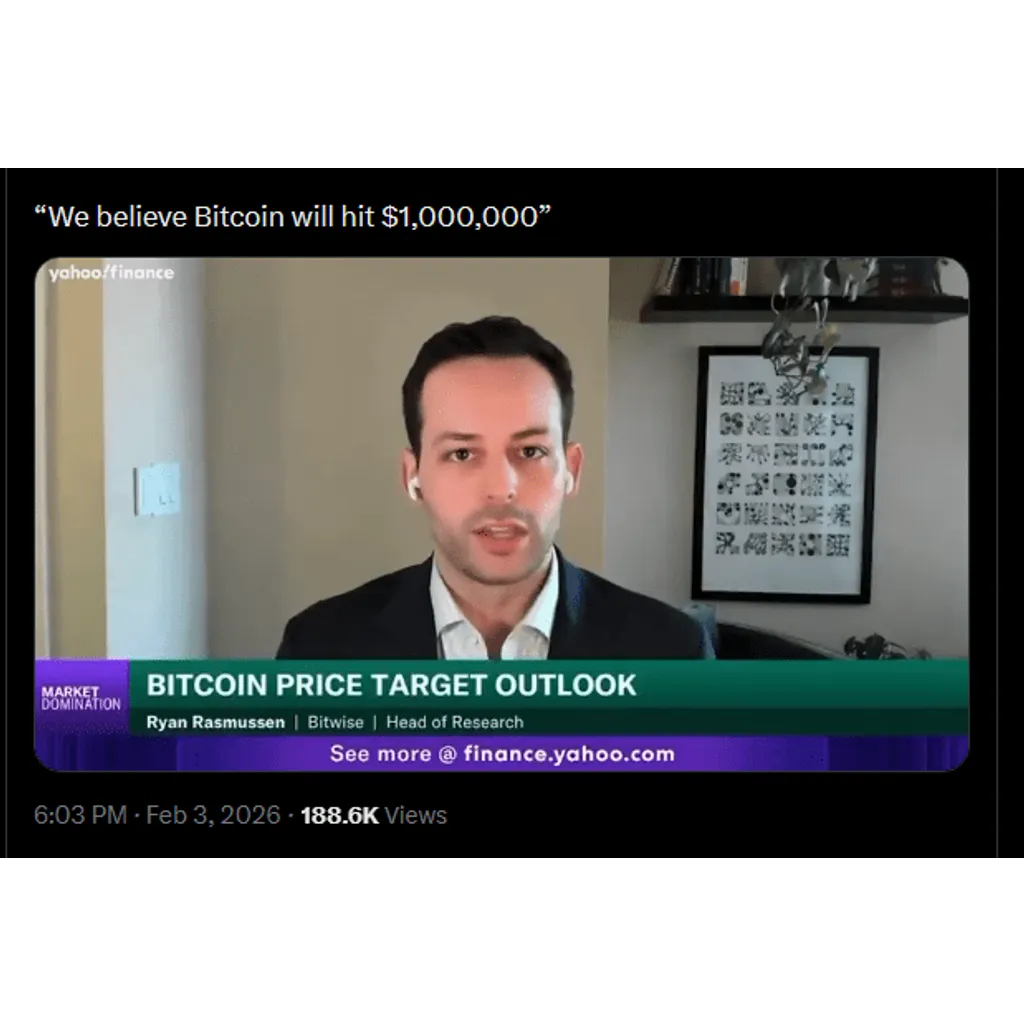 Bitcoin’s Million-Dollar Path Starts In 2026, Bitwise Says Bitcoin’s Million-Dollar Path Starts In 2026, Bitwise Says