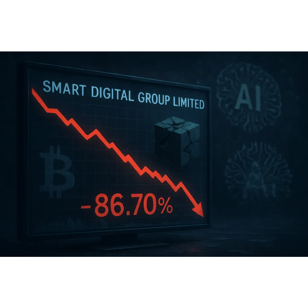Smart Digital Group market value drops 87 percent after crypto gamble Smart Digital Group market value drops 87 percent after crypto gamble