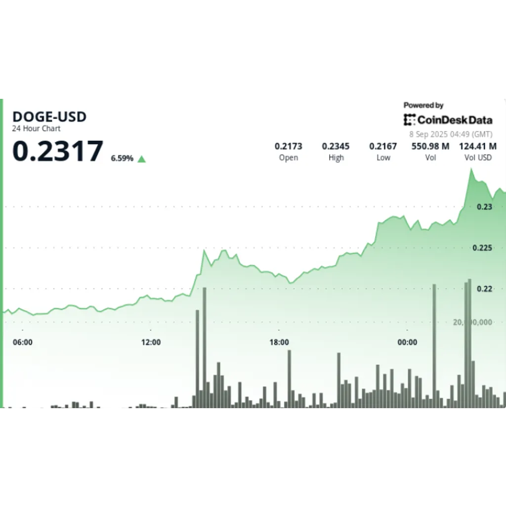 Dogecoin builds higher lows while resistance holds firm Dogecoin builds higher lows while resistance holds firm