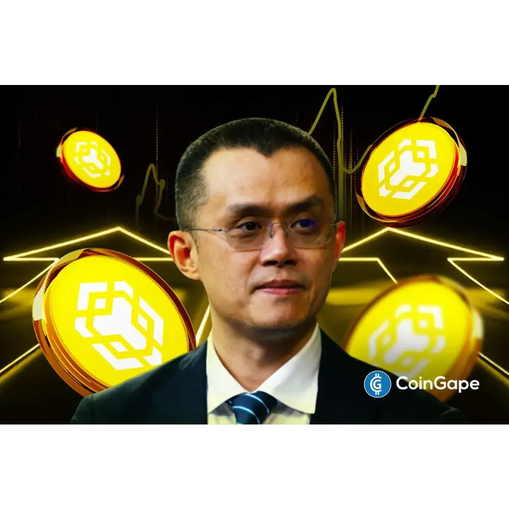 Changpeng Zhao Celebrates BNB Treasury Surge Changpeng Zhao Celebrates BNB Treasury Surge