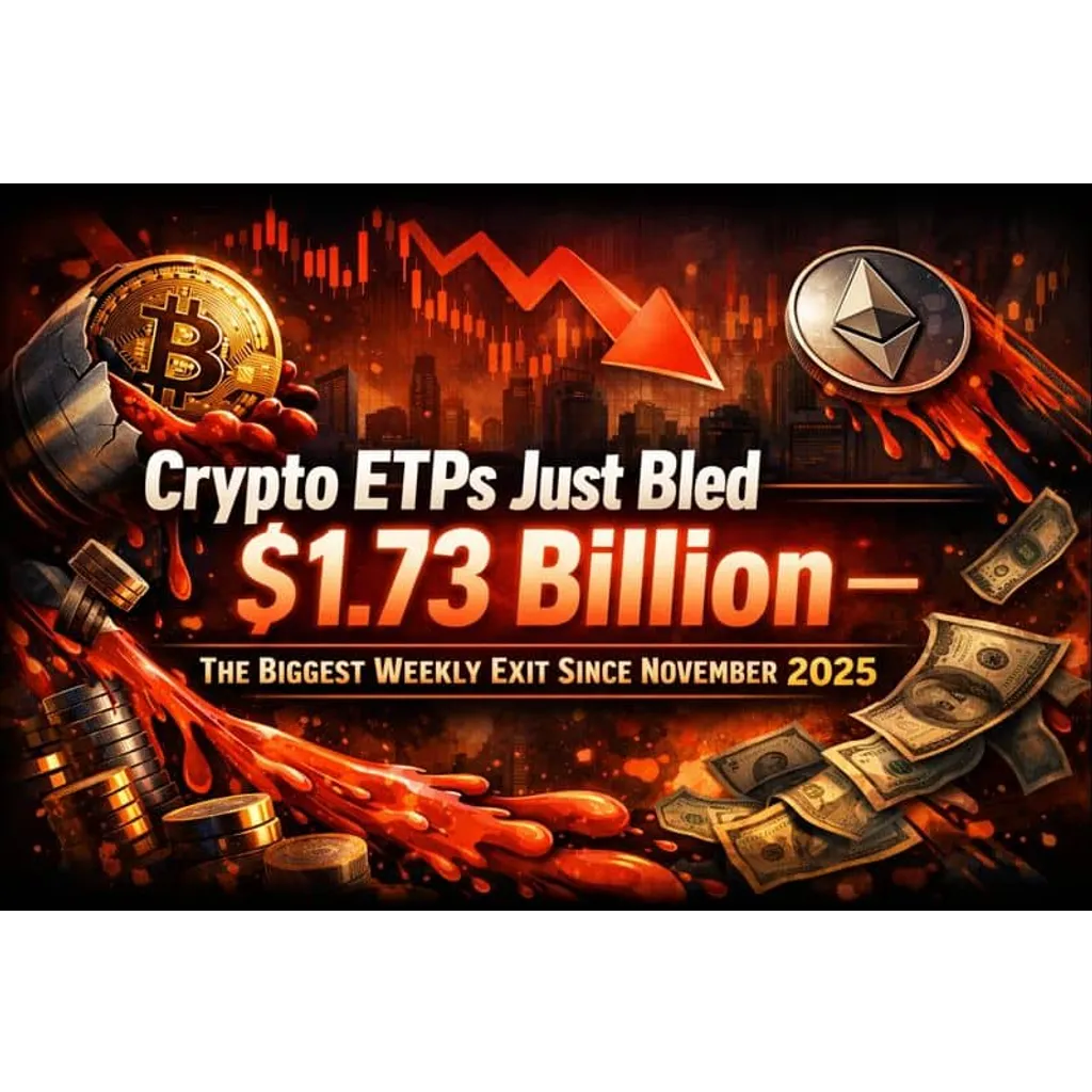 Crypto ETPs Just Bled .73 Billion — The Biggest Weekly Exit Since November 2025 Crypto ETPs Just Bled .73 Billion — The Biggest Weekly Exit Since November 2025