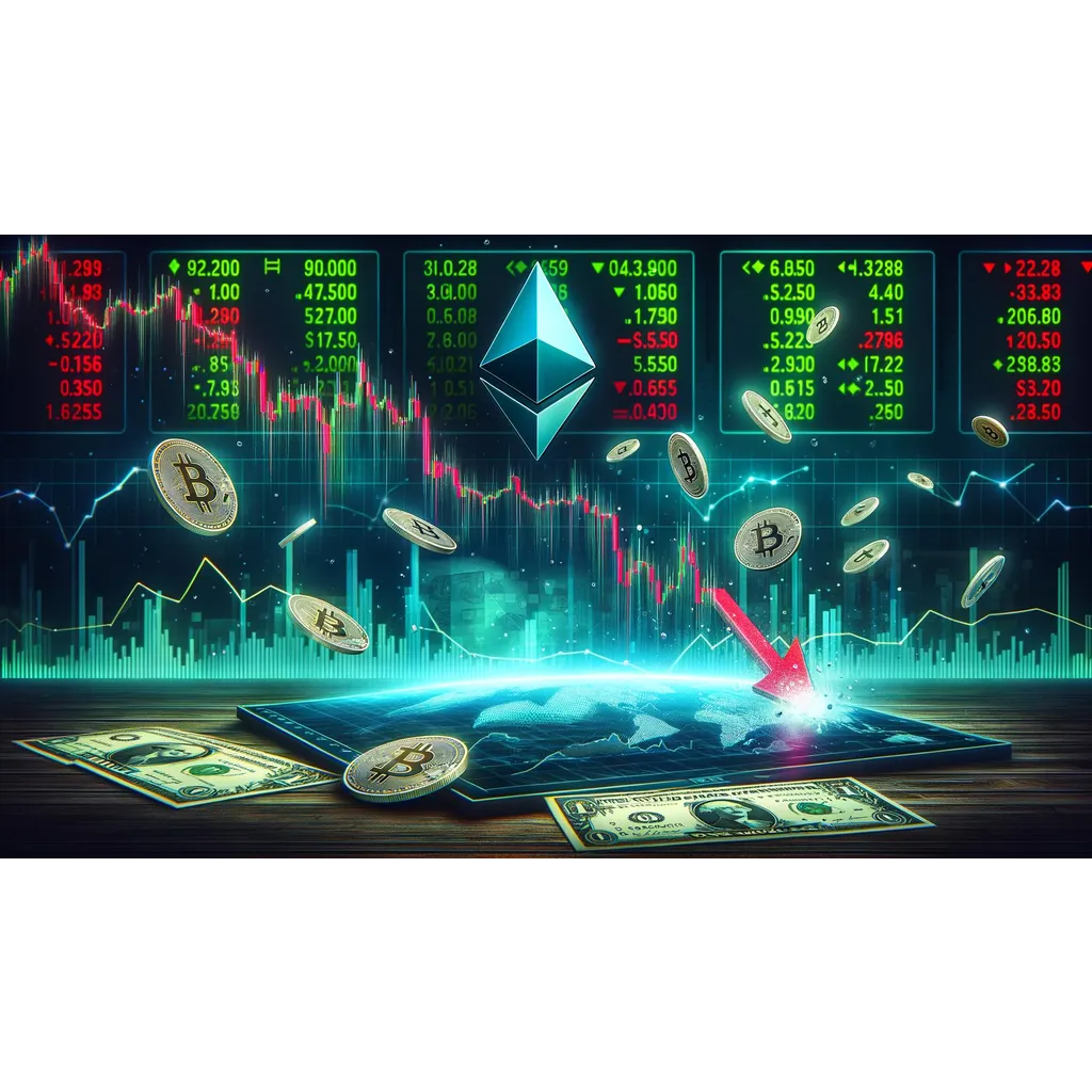 Ethereum drops sharply below ,000 support level amid downtrend concerns Ethereum drops sharply below ,000 support level amid downtrend concerns