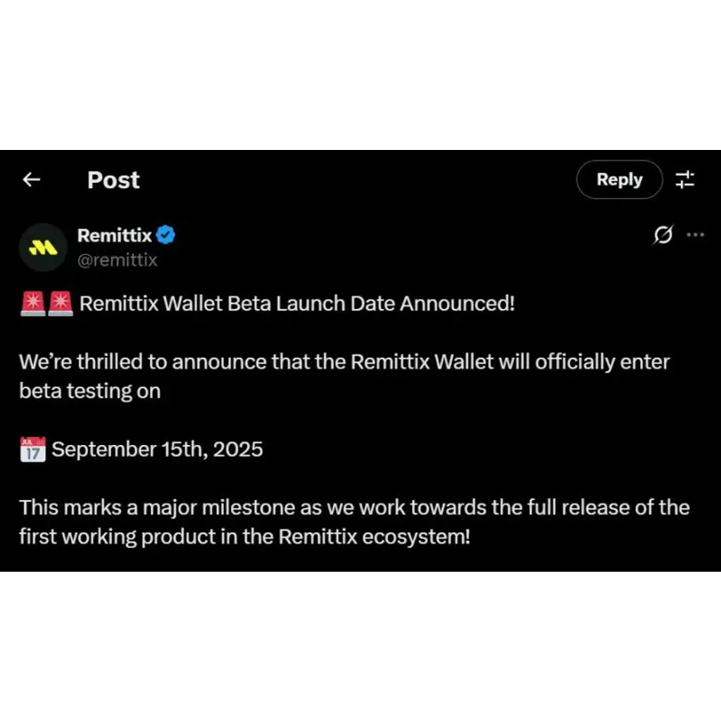 Remittix Presale Raises M After Revealing Next-Gen Web3 Wallet Beta Launch Date Remittix Presale Raises M After Revealing Next-Gen Web3 Wallet Beta Launch Date