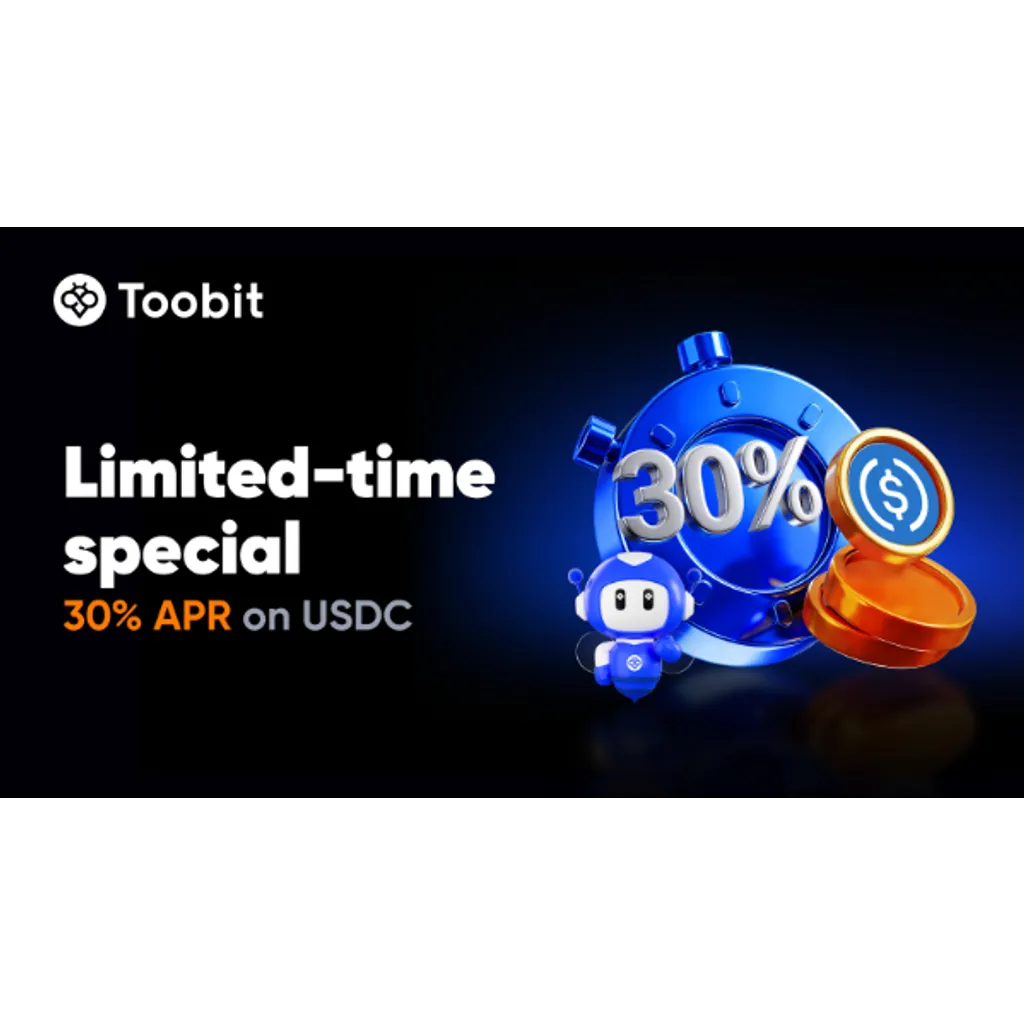 Toobit Offers 30% APR on USDC, Leading High-Yield Opportunities Toobit Offers 30% APR on USDC, Leading High-Yield Opportunities