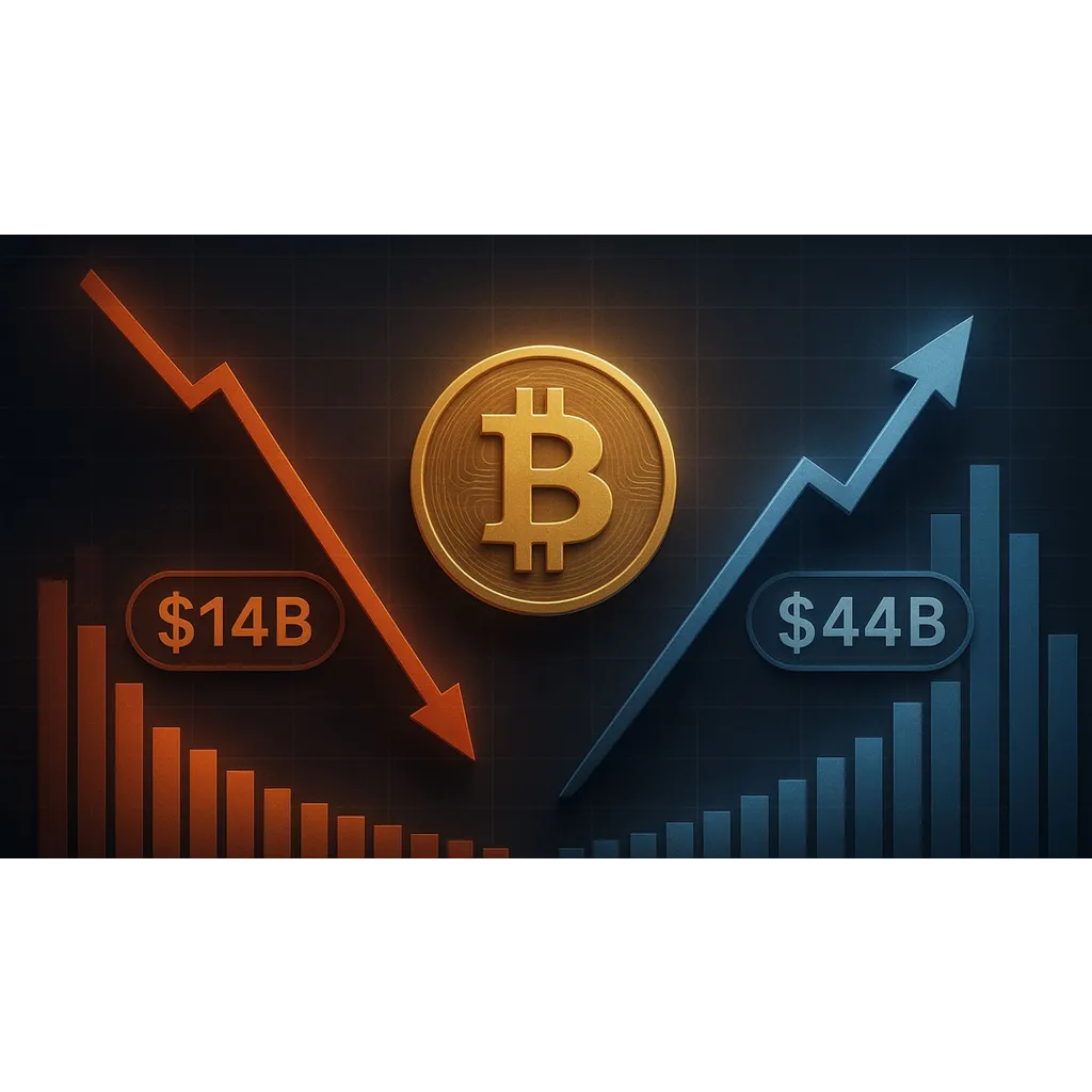 Bitcoin handles fourteen billion dollar open interest drop as spot volume surges Bitcoin handles fourteen billion dollar open interest drop as spot volume surges