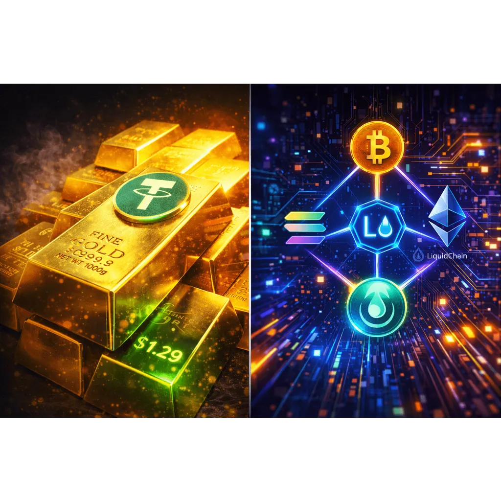 Tether Pours 0M in Gold.com as LiquidChain Presale Rises Tether Pours 0M in Gold.com as LiquidChain Presale Rises
