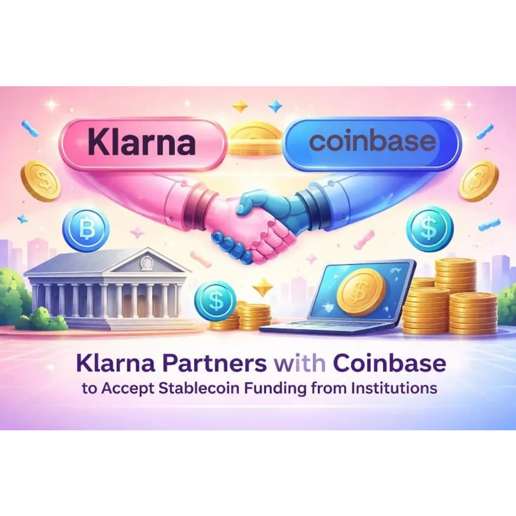 Klarna Partners with Coinbase to Accept Stablecoin Funding from Institutions Klarna Partners with Coinbase to Accept Stablecoin Funding from Institutions