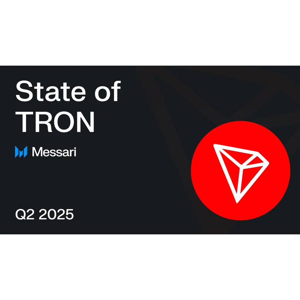 State of TRON Q2 2025 State of TRON Q2 2025