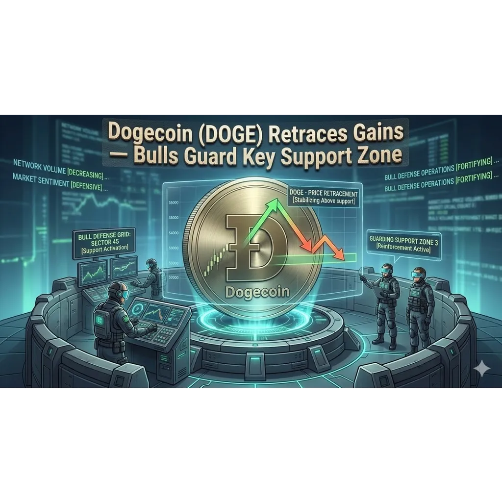 Dogecoin (DOGE) Retraces Gains — Bulls Guard Key Support Zone Dogecoin (DOGE) Retraces Gains — Bulls Guard Key Support Zone