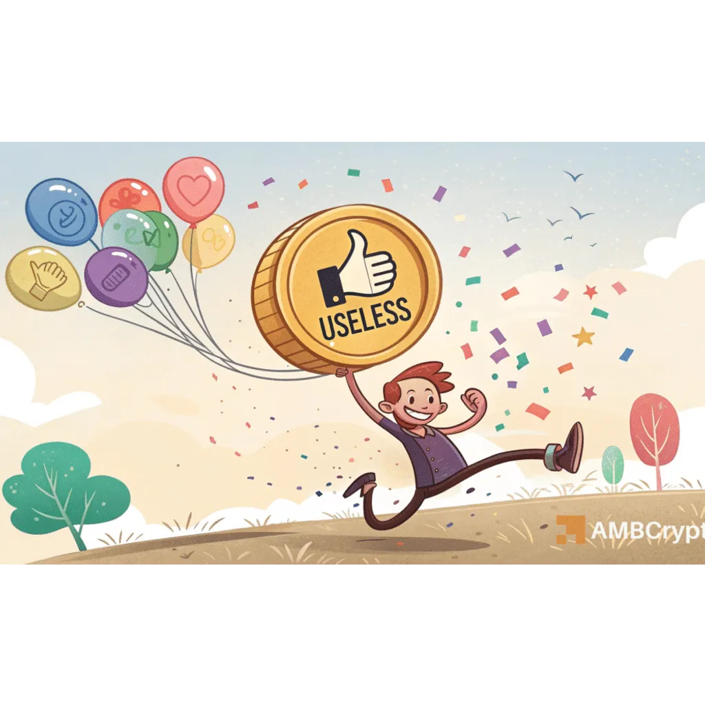 USELESS Coin gains 18% amid social chatter with upside potential USELESS Coin gains 18% amid social chatter with upside potential