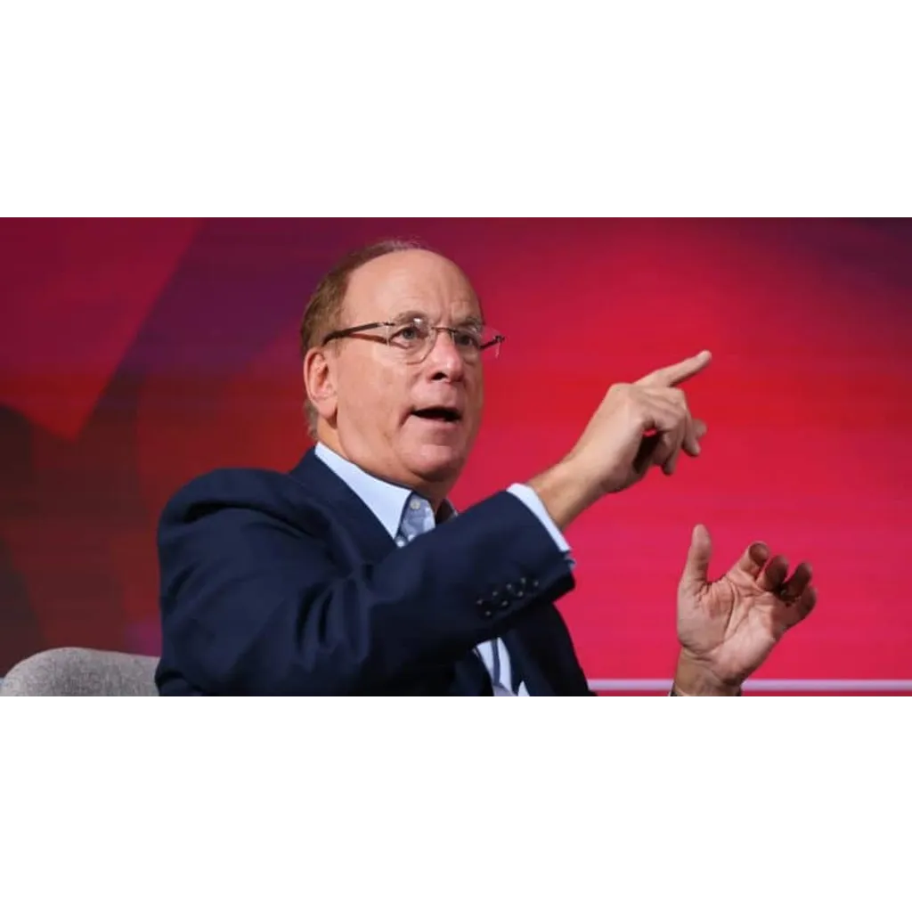 BlackRock CEO Larry Fink pushes tokenization as next phase of markets BlackRock CEO Larry Fink pushes tokenization as next phase of markets
