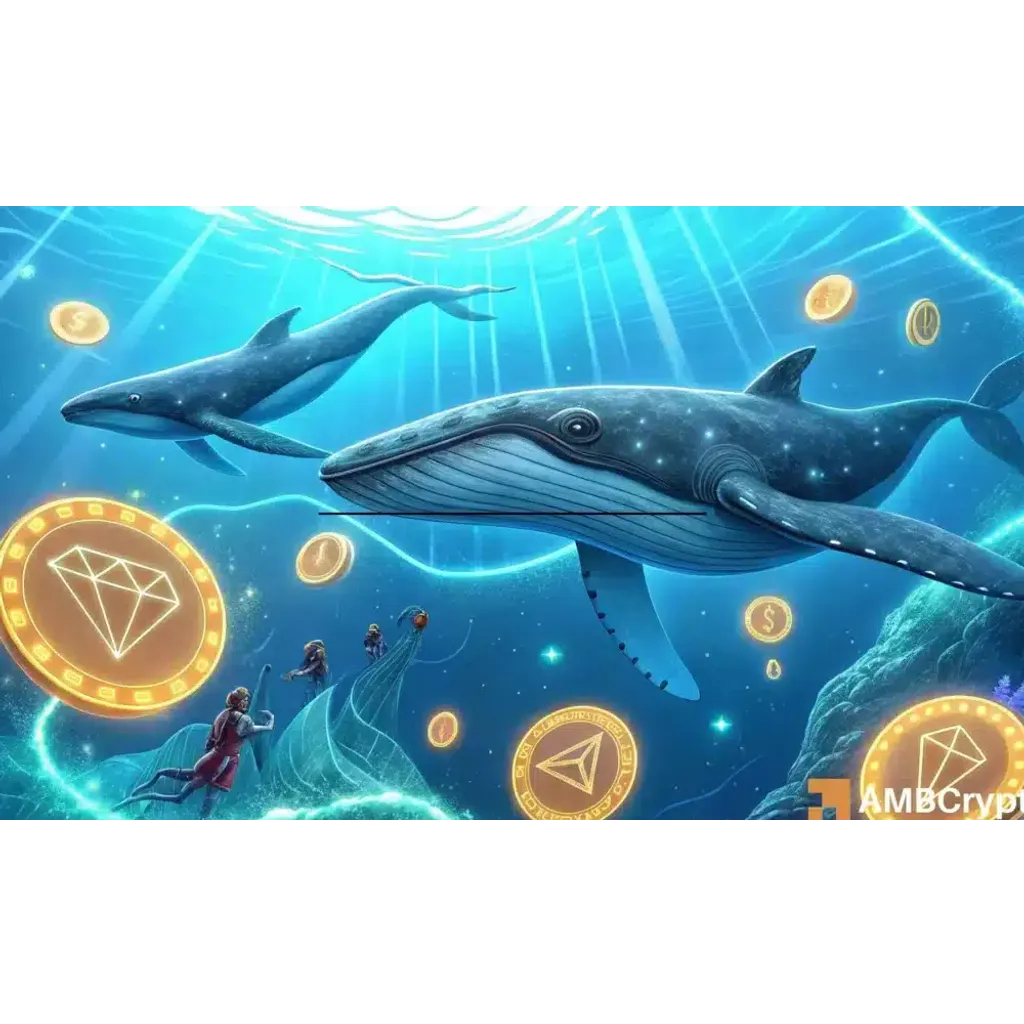 Tron whale activity soars 98% hitting a two-year high Tron whale activity soars 98% hitting a two-year high