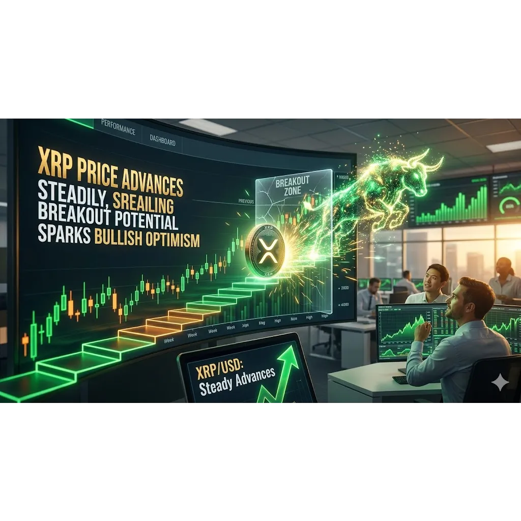 XRP Price Advances Steadily, Breakout Potential Sparks Bullish Optimism XRP Price Advances Steadily, Breakout Potential Sparks Bullish Optimism