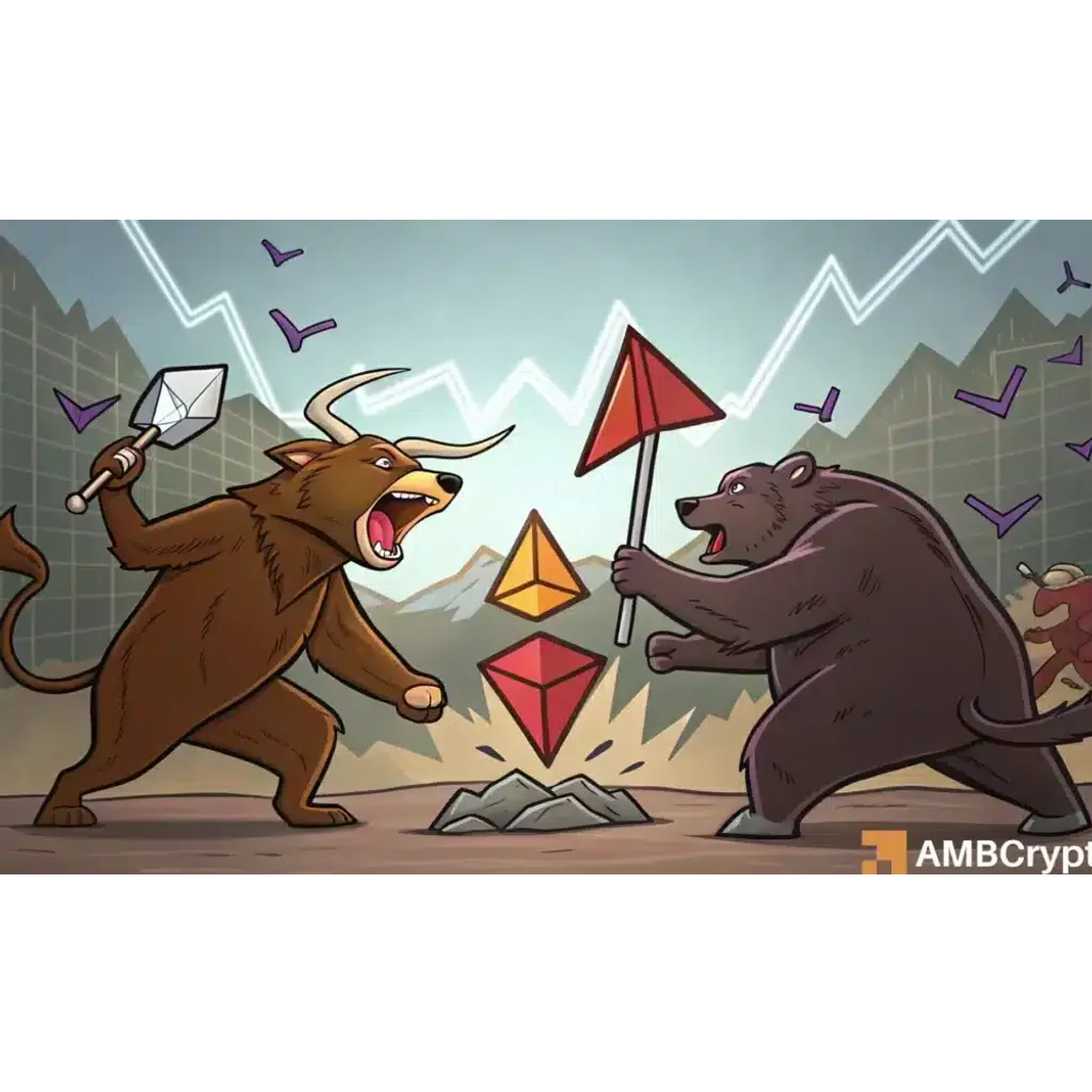 Ethereum whales sell 1 mln in 60 seconds! Still, a tough battle remains Ethereum whales sell 1 mln in 60 seconds! Still, a tough battle remains