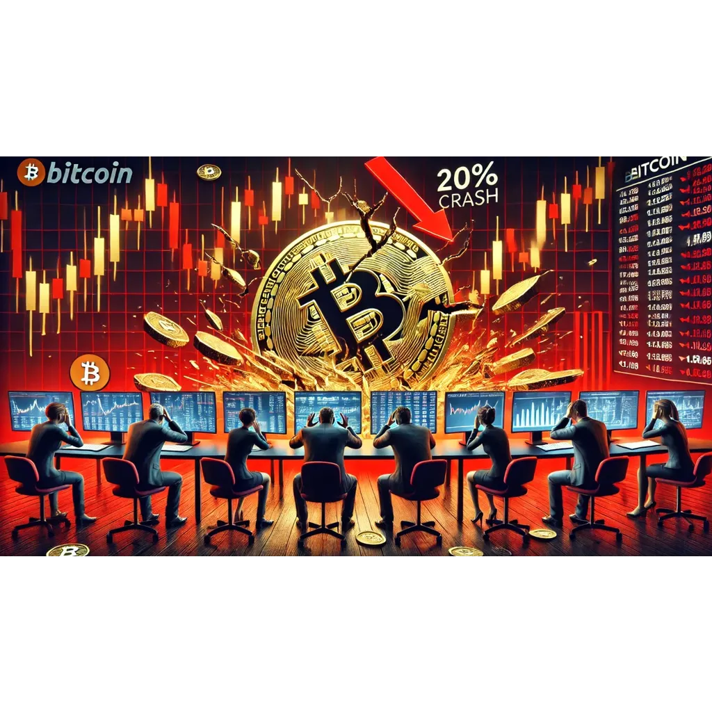 Expert forecasts potential 20 percent Bitcoin price crash ahead Expert forecasts potential 20 percent Bitcoin price crash ahead