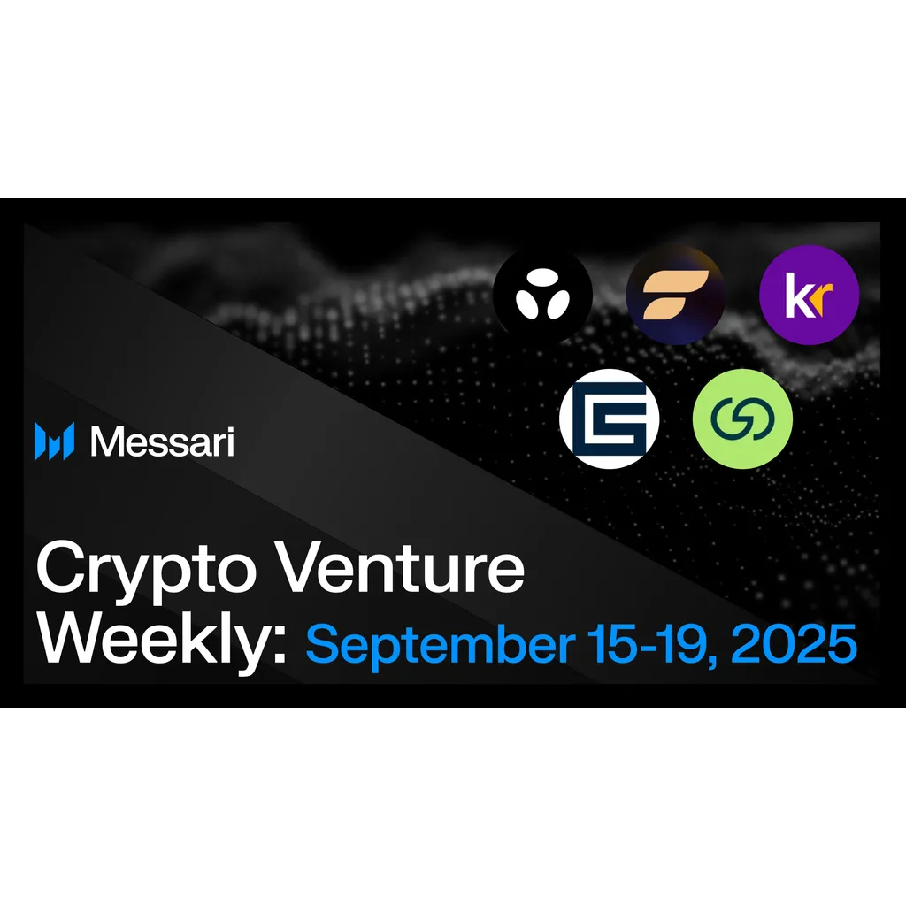 Crypto Venture Weekly Report Covers September 15-19 2025 Funding Activity Crypto Venture Weekly Report Covers September 15-19 2025 Funding Activity