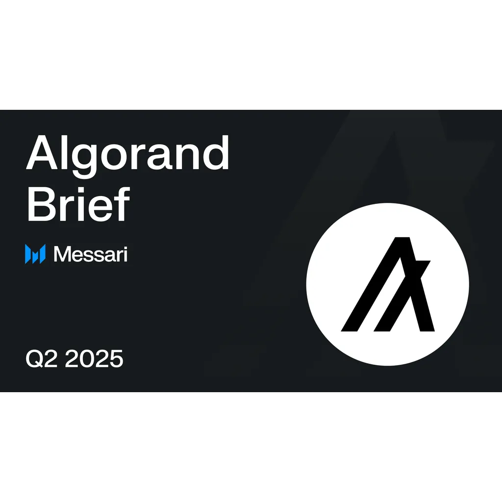 Algorand Q2 2025 Report | Messari Algorand Q2 2025 Report | Messari