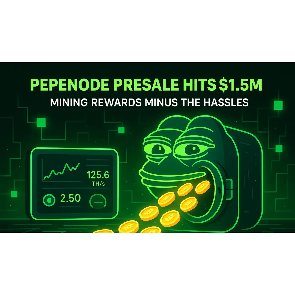 PEPENODE cryptocurrency presale exceeds .5 million amid mining crisis PEPENODE cryptocurrency presale exceeds .5 million amid mining crisis