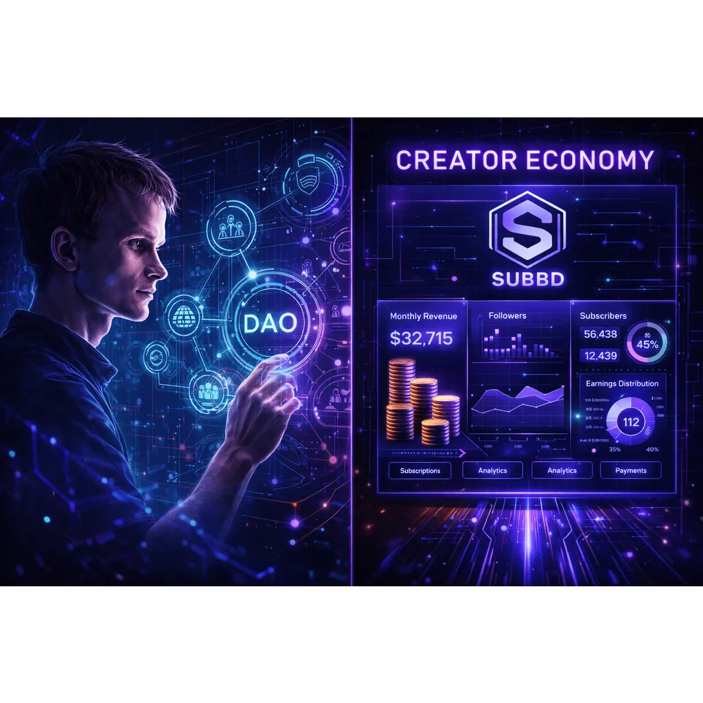 Vitalik Buterin Backs DAO-Prediction Market Hybrid for Creators as SUBBD Soars Vitalik Buterin Backs DAO-Prediction Market Hybrid for Creators as SUBBD Soars