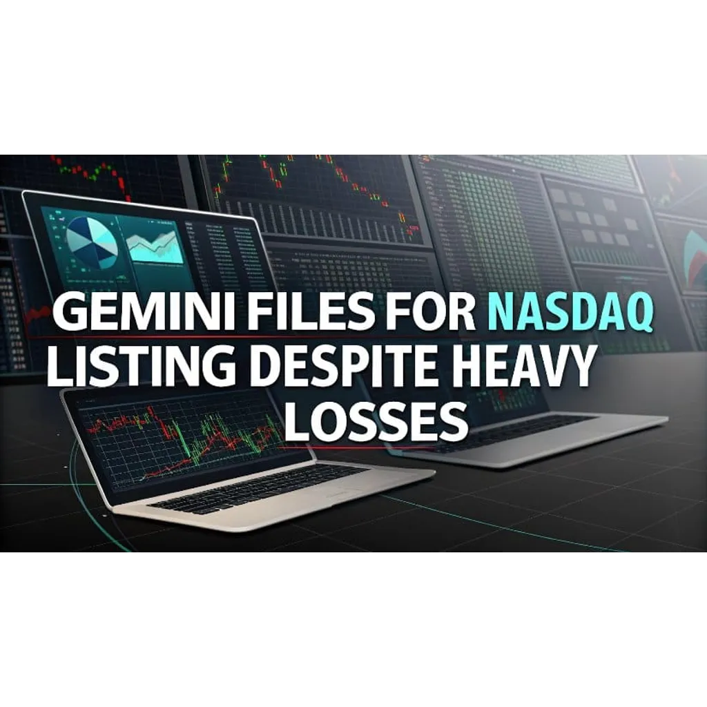 Gemini files for Nasdaq listing after .2 billion 2023 losses Gemini files for Nasdaq listing after .2 billion 2023 losses
