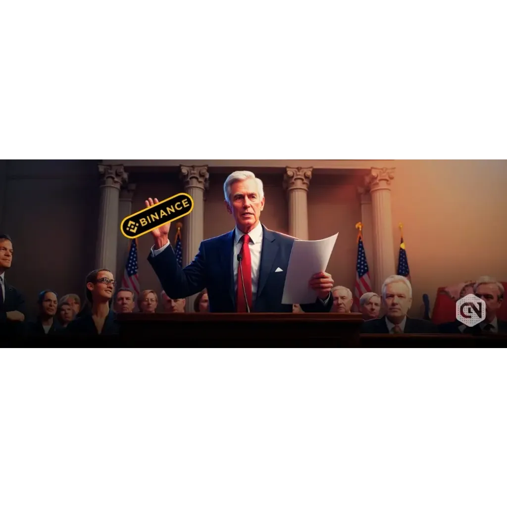 Senator Warren inquires about Binance compliance settlement from 2023 Senator Warren inquires about Binance compliance settlement from 2023