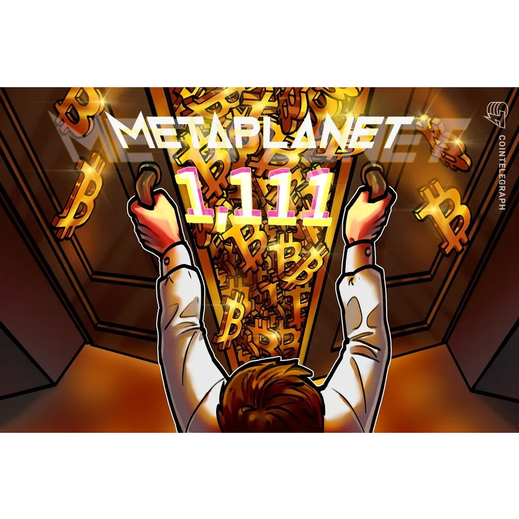 Metaplanet adds 1,111 Bitcoin, approaches Tesla’s BTC holdings Metaplanet adds 1,111 Bitcoin, approaches Tesla’s BTC holdings