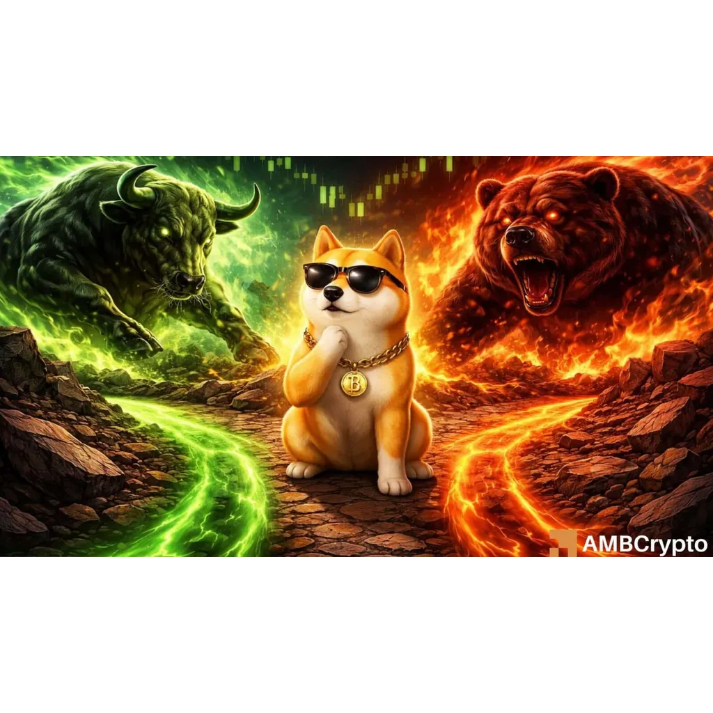 Dogecoin at a crossroads: Will DOGE breakout to alt= Dogecoin at a crossroads: Will DOGE breakout to alt=