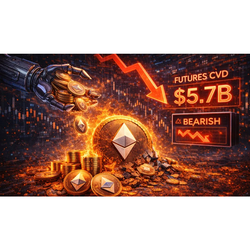 Smart Money Still Selling Ethereum? Futures CVD Shows .7B Bearish Pressure Smart Money Still Selling Ethereum? Futures CVD Shows .7B Bearish Pressure