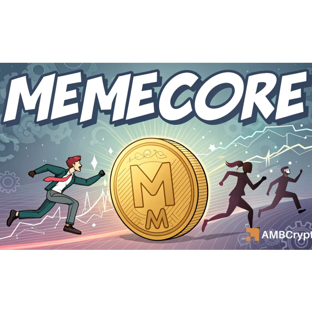 MemeCore cryptocurrency jumps 22 percent in 24 hours MemeCore cryptocurrency jumps 22 percent in 24 hours