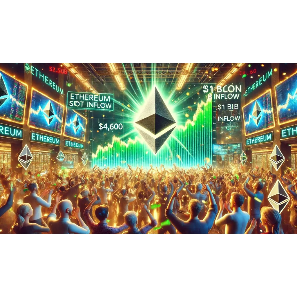 Ethereum spot ETF inflows hit billion as price reaches ,600 Ethereum spot ETF inflows hit billion as price reaches ,600