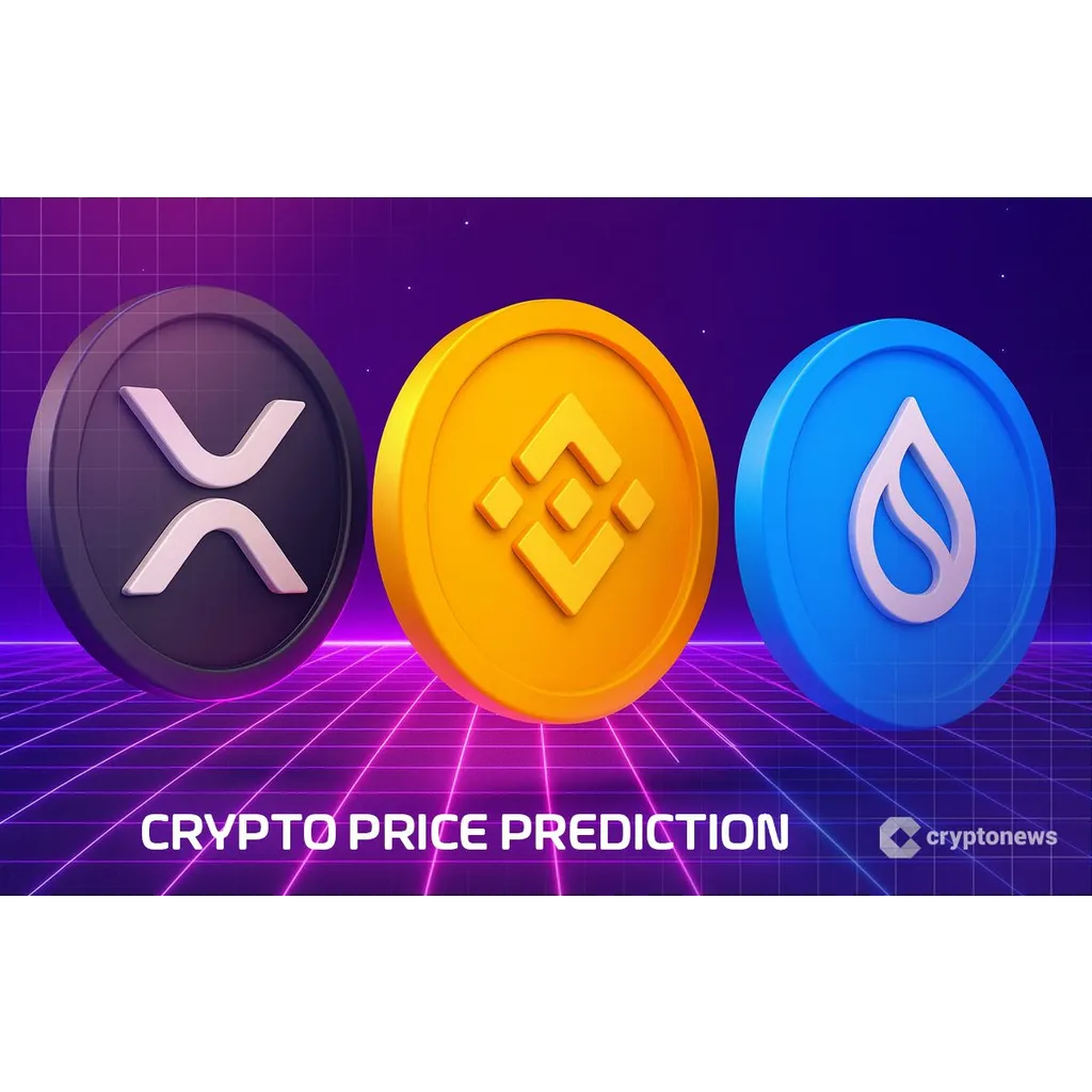 Cryptocurrency price predictions today for XRP BNB Coin and Sui Cryptocurrency price predictions today for XRP BNB Coin and Sui