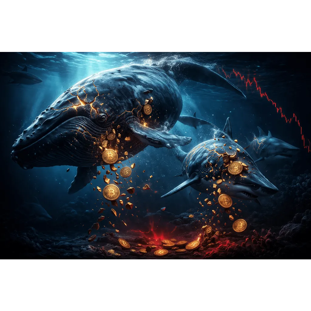 Bitcoin Sharks & Whales Capitulate: Realized Loss Exceeds 0M Bitcoin Sharks & Whales Capitulate: Realized Loss Exceeds 0M