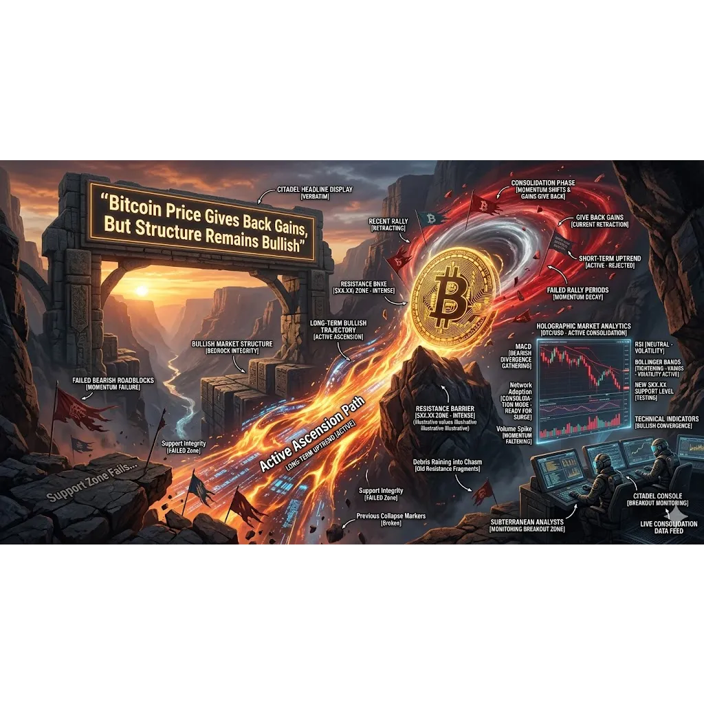 Bitcoin Price Gives Back Gains, But Structure Remains Bullish Bitcoin Price Gives Back Gains, But Structure Remains Bullish