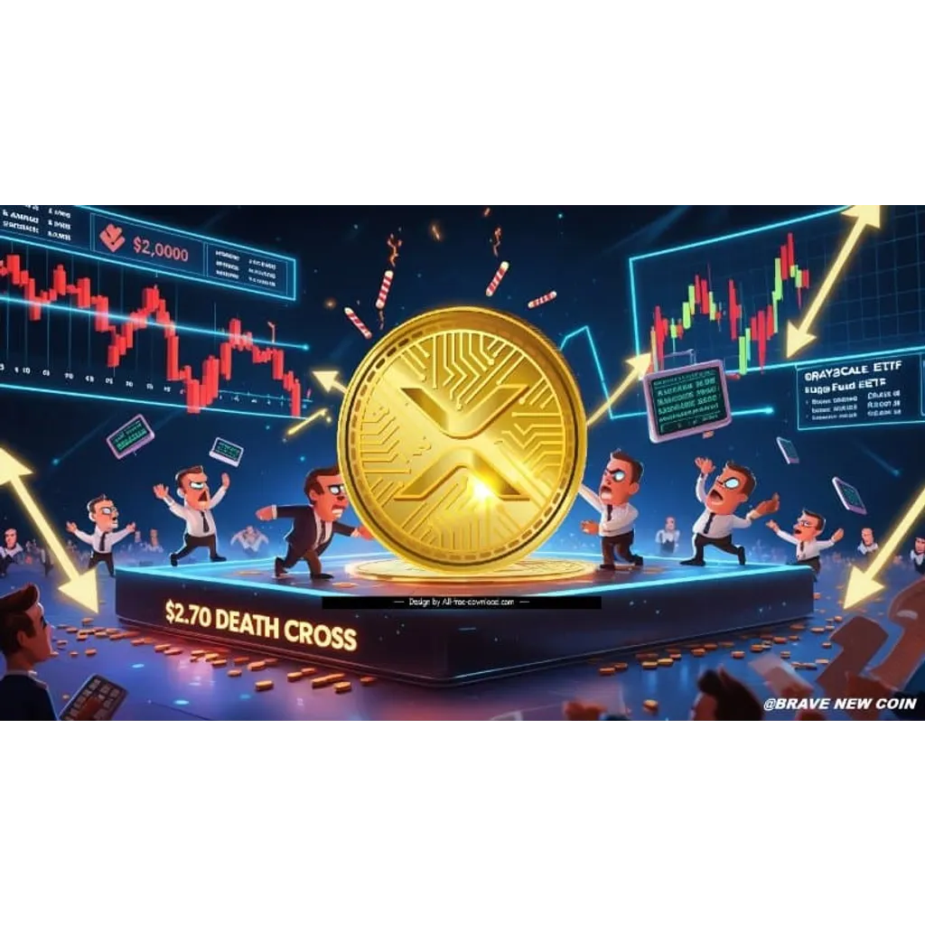 XRP faces short-term pressure from death cross while Grayscale ETF filing sparks optimism XRP faces short-term pressure from death cross while Grayscale ETF filing sparks optimism