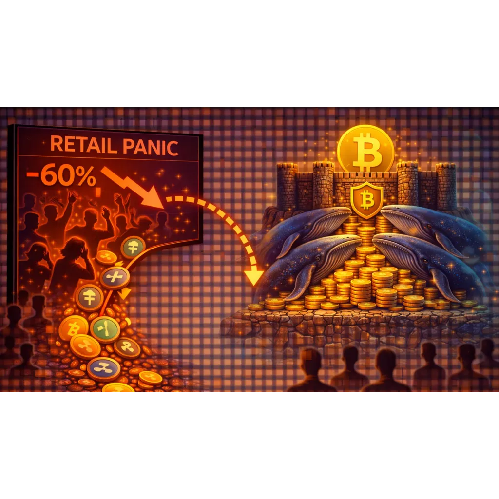 Crypto Whales Build A ‘Fortress Floor’ As Retail Panic Sells The Altcoin Sector Crypto Whales Build A ‘Fortress Floor’ As Retail Panic Sells The Altcoin Sector