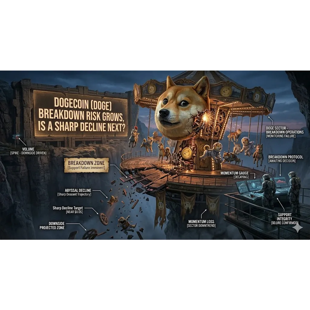 Dogecoin (DOGE) Breakdown Risk Grows, Is a Sharp Decline Next? Dogecoin (DOGE) Breakdown Risk Grows, Is a Sharp Decline Next?